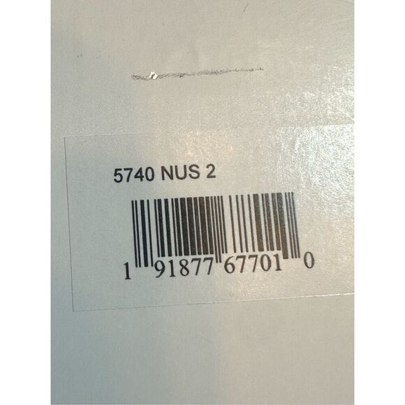 Mac Duggal NWT size 2 nude/ silver evening gown style 5740 *Read Notes* - Picture 9 of 10